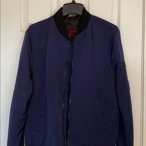 Zara Navy Bomber size large